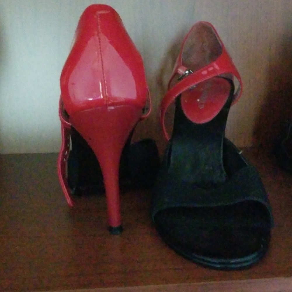 Open toe heels